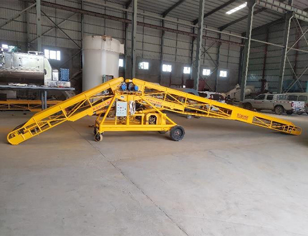 Double luffing conveyor